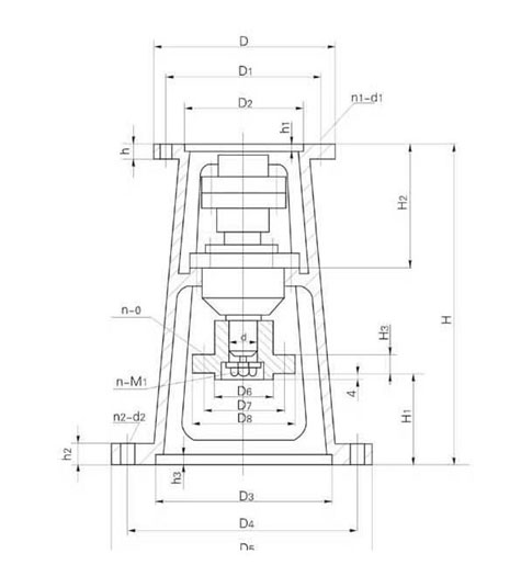 TJ搪玻璃反應罐通用機架